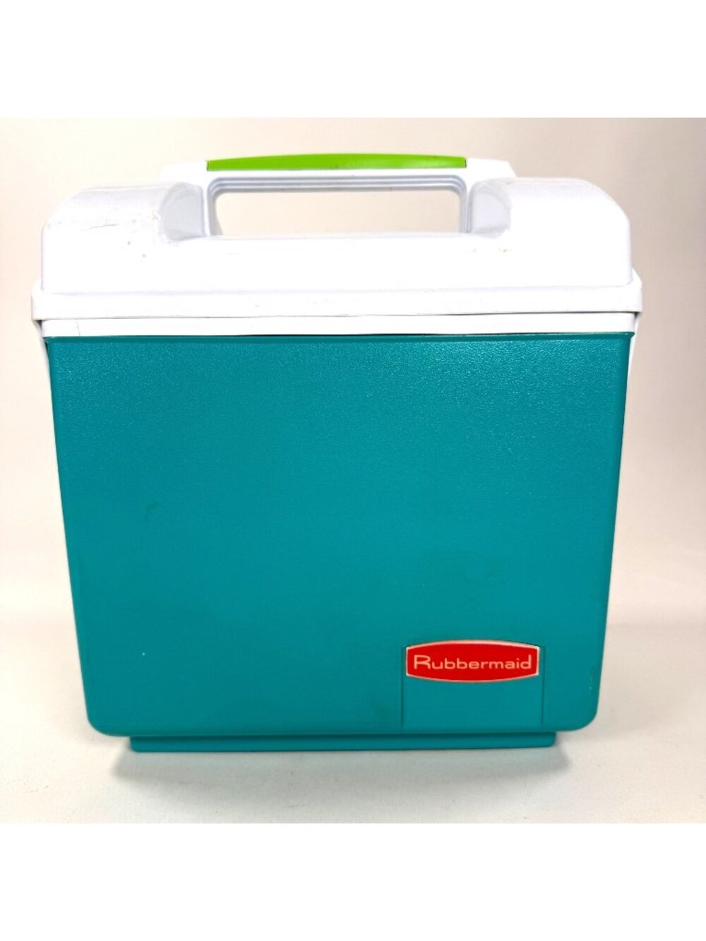 Vintage Rubbermaid Sidekick 2920 Teal Green Mini Cooler Ice Chest Lunch Box